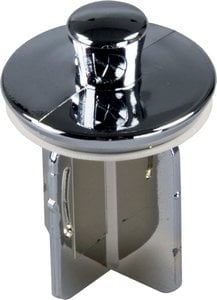 JR Products - 1-1/4IN REPLCMT STOPPER CHROME,JR Parts & Accessories - 95245