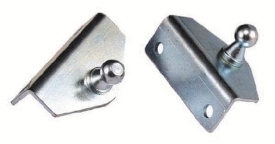 JR Products - Gas Spring Mounting Brackets - Angled - 10 mm - 2 Pack - BR1015