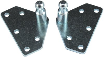 JR Products - Gas Spring Mounting Brackets - Flat - 10 mm - 2-Pack - BR10336