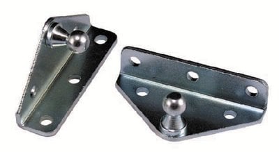 JR Products - Gas Spring Mounting Brackets - Angled - 2-Pack - BR12553