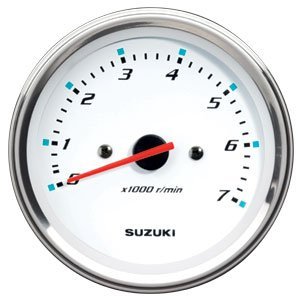 Suzuki - Tachometer - White - 7,000 RPM - 34200-93J34