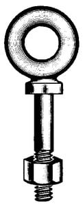 Chicago Hardware - Shoulder Eyebolt - Galvanized - 1/4" x 2" - 084055