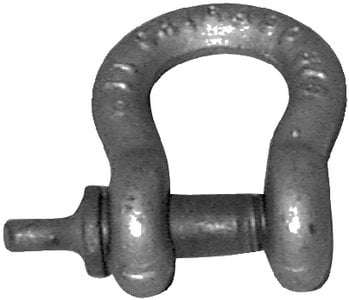 Chicago Hardware - Forged Galvanized Anchor Shackle - 3/16" - 201056