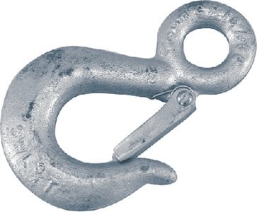 Chicago Hardware - Forged Safety Hook - Galvanized - 3/4 Ton - 226554