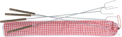 Precisioncut Inc - SET OF 4 FORKS W/STORAGE BAG,CAMPFIRE FORK SET - 3400S