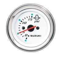 Suzuki - Water Pressure Gauge - White - 0-15 PSI - 34650-93J33