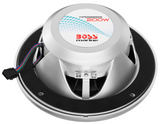 Boss Audio - MRGB65S 6.5" 2-Way Coaxial Marine Speakers with RGB LED Lights - MRGB65S