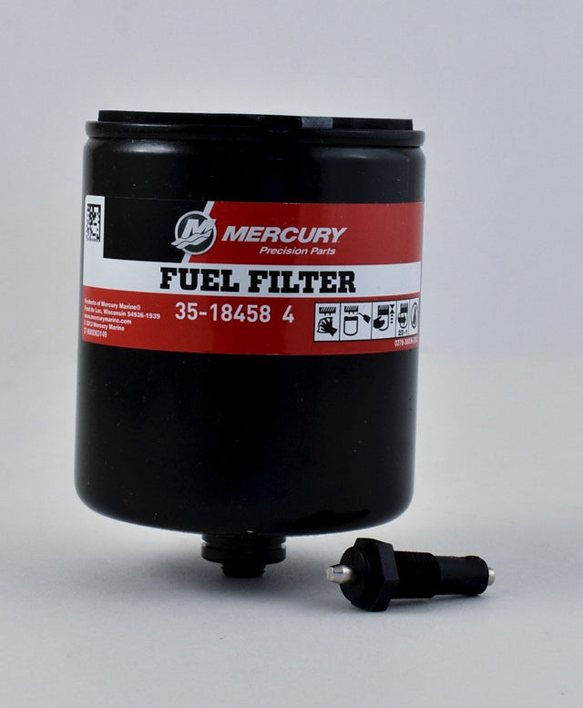 Mercury 35-18458T3 Outboard Water Separating Fuel Filter - Fits Mercury - Mariner Vâ€‘6 EFI 1995 - Earlier