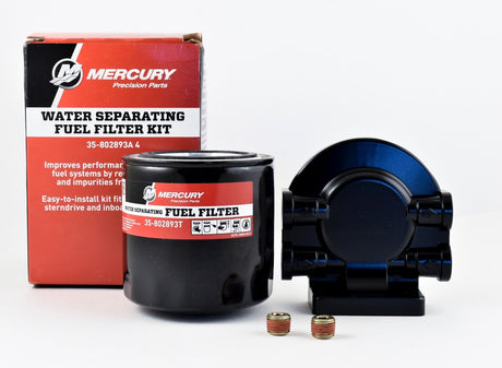 Mercury Mercruiser Water Separating Fuel Filter Kit - Used in Outboard and MerCruiser Applications - 35-802893A4 