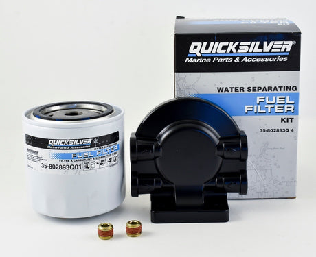Mercury Quicksilver - Water Separating Fuel Filter Kit - Used in Outboard and MerCruiser Applications - 35-802893Q4