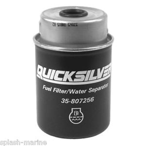 Mercury Mercruiser Quicksilver 35-807256T Water Separating Fuel Filter - Fits 2.8 El & ES, D3.0L - D3.6L - D4.2L