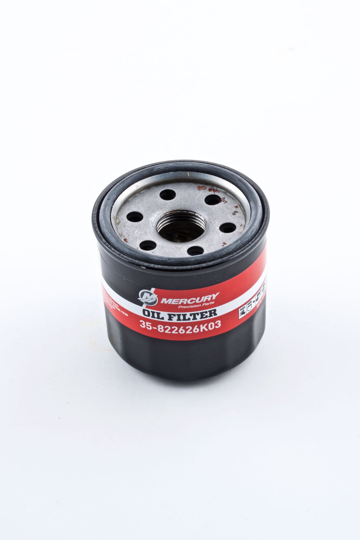 Mercury Outboard Oil Filter 10 15 20 Carbureted 4-Stroke 25 30 EFI 4-Stroke 25 Jet EFI - 35-822626K03