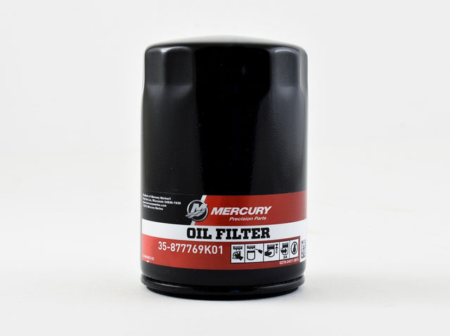 Mercury 35-877769K01 Outboard Oil Filter - Fits 200 - 225 - 250 - 275 - 300 - 350 - 400 Verado Pro SCI