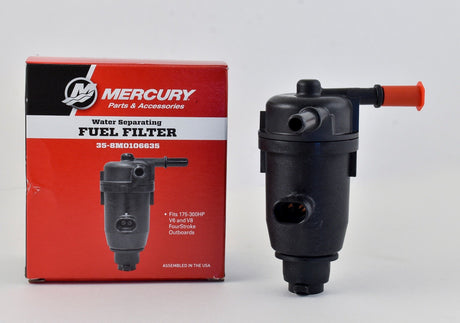 Mercury Water Separating Fuel Filter - 175 through 300 HP V6 & V8 Four Stroke - 35-8M0106635