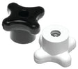 Beckson Marine - Replacement Safety Twist Knobs Only 1/4-20 Black (2 Per Pack) - PRTB