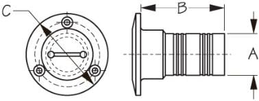 Sea-Dog - Stainless Steel Case Hose Deck Fill - Fits 1-1/2" Hose - Diesel - 351321-1