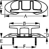 Sea-Dog Line - Stainless Steel Folding Stud Mount - 6-7/16" - 0414041