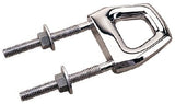 Sea-Dog Line - Twin Shank Bow Eye - Chrome - 5-1/4" - 0792331