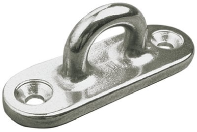 Sea-Dog Line - Stainless Oblong Eye Plate - 3" - 088721