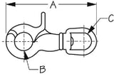 Sea-Dog Line - Bronze Trigger Snap - 1368001