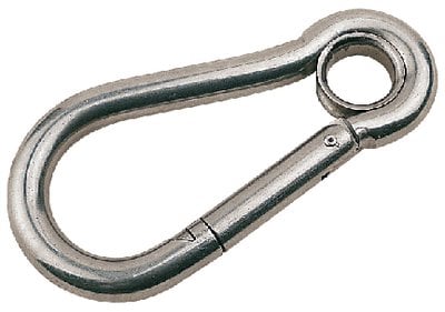 Sea-Dog Line - Snap Hook With Eye -Stainless Steel - 3/8" X 4" - 1516051