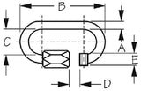 Sea-Dog Line - Quick Link 2-7/8" AISI 316 Stainless Steel 12,000 lb Capacity - 1530081