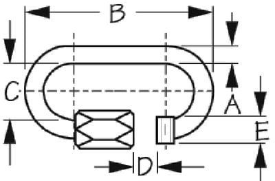 Sea-Dog Line - Quick Link 1/4" Stainless - 1537061