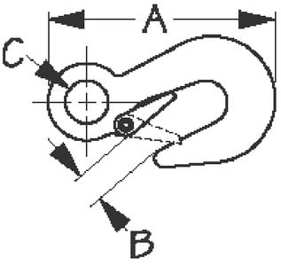 Sea-Dog Line - Electrogalvanized Utility Snap - 1558221