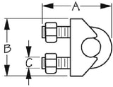 Sea-Dog Line - SS Wire Rope Clip 5/16" - 1595081