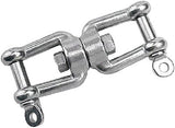 Sea-Dog Line - Jaw & Jaw Swivel Investment Cast 316 Stainless Steel - 5/16" - 1823081 Display