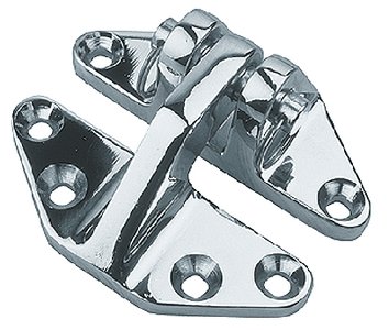 Sea-Dog Line - Chrome Brass Hatch Hinge - #10 Fastener - 2-1/2" - 2042801