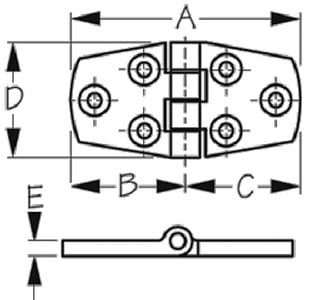 Sea-Dog Line - Door Hinges - 2054101