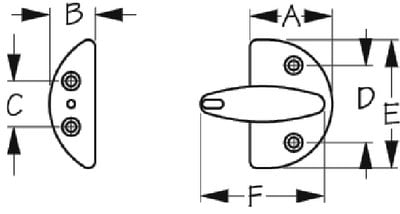 Sea-Dog Line - Stainless Door Button - 2216701