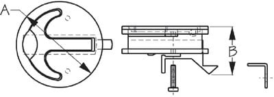 Sea-Dog Line - T-Handle Slam Latch - Stainless - 2219101