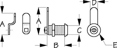 Sea-Dog Line - Stainless Cam Lock - 2219301