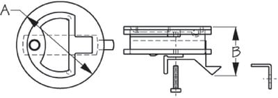 Sea-Dog Line - Non-Watertight Slam Latch - Investment Cast 316 Stainless - 1/8" Fastener 1-1/2" Diameter - 221961L