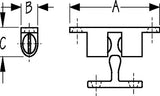 Sea-Dog Line - Stud Catches - 1-15/16" - Pair - 2228221