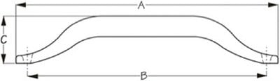 Sea-Dog Line - Surface Mount Hand Rail - Formed 304 Stainless Steel - 1" Outside Diameter - 5/16" Fastener - 2543121