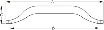 Sea-Dog Line - Surface Mount Hand Rail - Formed 304 Stainless Steel  -1" Outside Diameter - 5/16" Fastener - 2543181