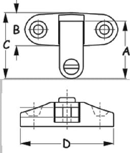 Sea-Dog Line - Adjustable Angle Deck Hinge - 2702601