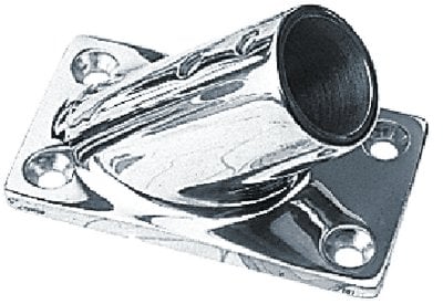 Sea-Dog Line - 45 Deg Rectngular Base 7/8 SS - 2814501