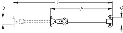 Sea-Dog Line - Hatch Adjuster Formed & Stamped 304 Stainless & Nylon - 3212911