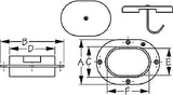 Sea-Dog Line - Chain Deck Pipe Investment Cast 316 Stainless #10 Fastener - 321800