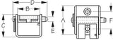 Sea-Dog Line - Chain Stopper Formed 304 Stainless Steel - 3218201