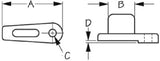 Sea-Dog Line - Thumb Latch Ea - 3241801