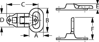 Sea-Dog Line - Stainless Folding Step - 3280201