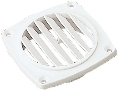 Sea-Dog Line - Flush Hose Vent - 3-5/8" x 3-5/8" - White - 3373161