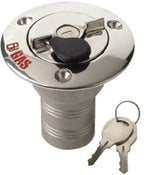 Sea-Dog Line - Locking Gas Cap Marking Hose Deck Fill & Keys - 1-1/2" Hose Diameter - #10 Fastener - 351320L1