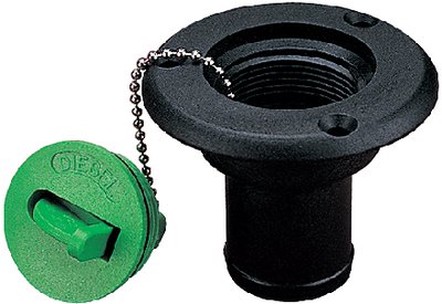 Sea-Dog Line - Keyless Deck Fill - Water - Black Nylon - 357033