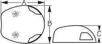 Sea-Dog Line - Waterproof LED Combination Bow Light USCG 1 NM Approved #8 Fastener 67 IP Rating - 4000581